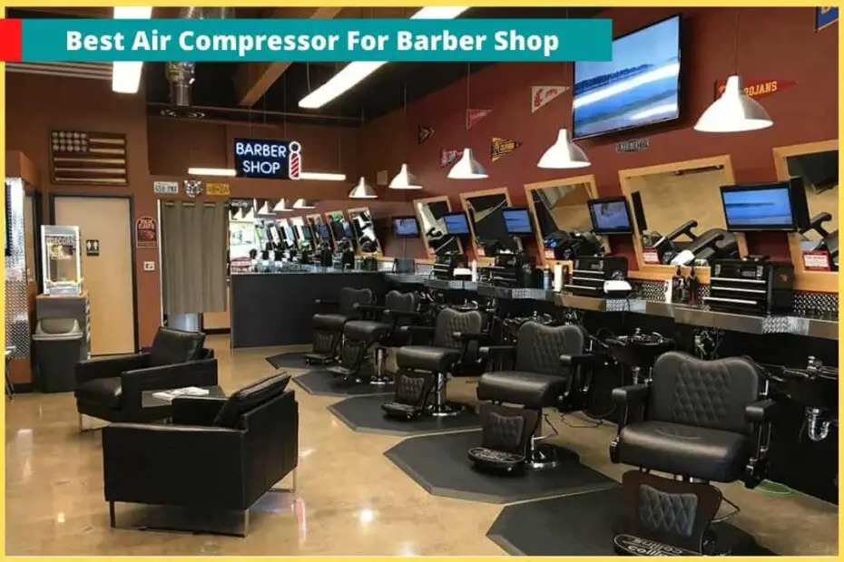 Barber shop air compressor