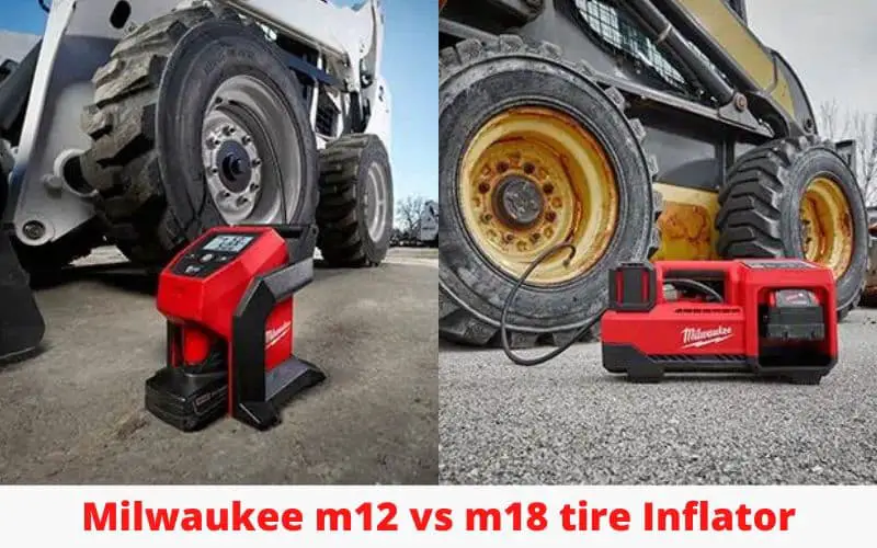 Milwaukee m12 vs m18 tire Inflator