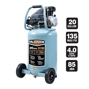 Mcgraw 20 gallon air compressor