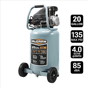 Mcgraw 20 gallon air compressor
