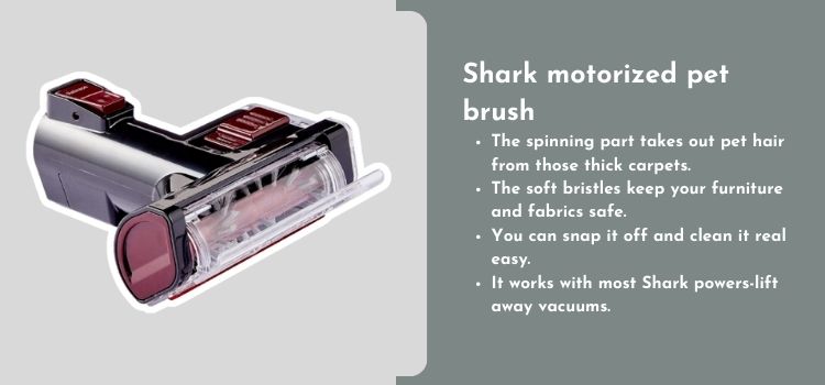 Shark motorized pet brush