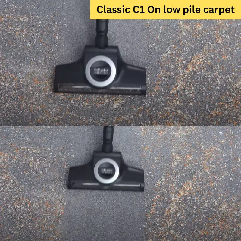 classic c1 and compact C1 on low pole carpet
